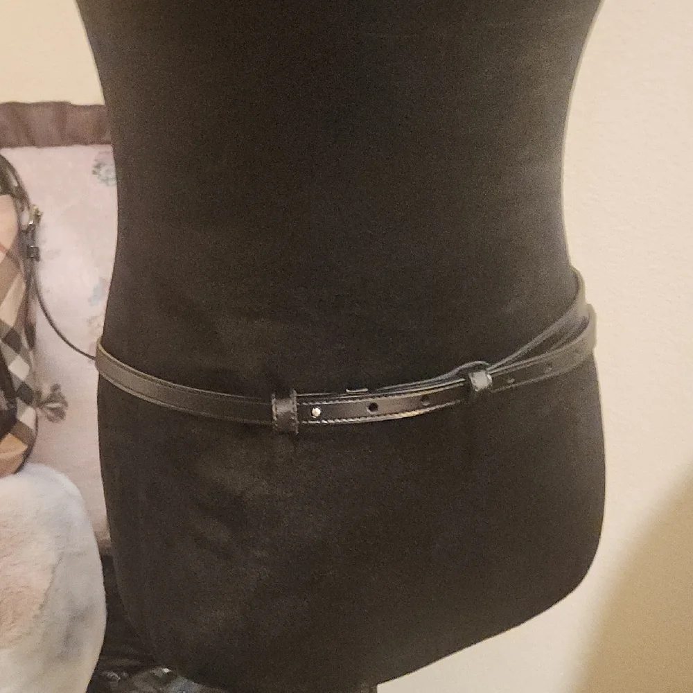 Black Belt with Gold Script - Picture 3 of 4